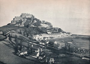 Jersey - Gorey a hrad Mont Orgueil, 1895 od Unbekannt