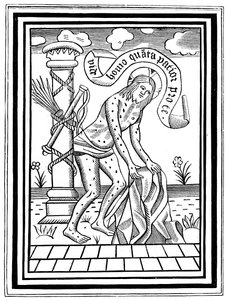 Ježíš Kristus po jeho bičování, c15. století, 1870 od Unbekannt