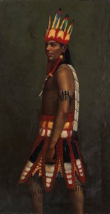 Jivaro Indian, ca. 1890-1892. od Unbekannt