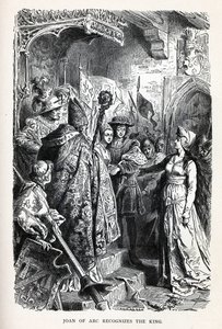 Johanka z Arku uznává krále, 1882 od Unbekannt