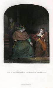 Johanka z Arku prozkoumána biskupem z Winchesteru, 1431 od Unbekannt