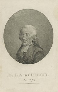 Johann Adolf Schlegel 1721-1793, c. 1800 od Unbekannt