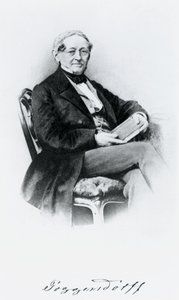Johann Christian Poggendorf, německý fyzik, polovina 19. století od Unbekannt