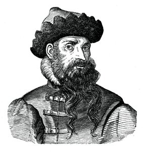 Johann Gutenberg, německý kovodělník a vynálezce, 16. století, 1870 od Unbekannt