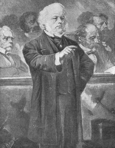 John Bright mluví v Dolní sněmovně, c1880, 1901. od Unbekannt