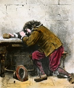 John Bunyan snění, 17. století, konec 19. nebo začátek 20. století od Unbekannt