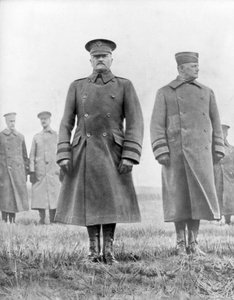 John Pershing a Hunter Liggett, američtí generálové z první světové války, březen 1918 od Unbekannt