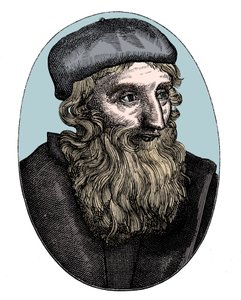 John Wycliffe, anglický náboženský reformátor 14. století, 16. století od Unbekannt