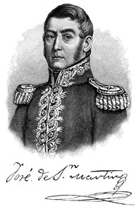 Jose de San Martin, argentinský generál a vůdce nezávislosti z 19. století, 1901 od Unbekannt