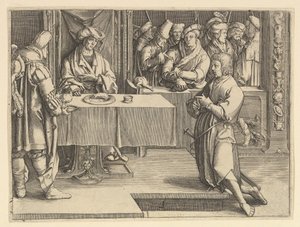 Kopie Joseph Interpreting Pharoahs Dreams, 1640-70. od Unbekannt