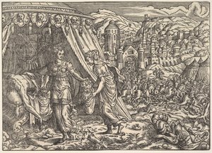 Judith a Holofernes z Biblie, Frankfurt, 1564. od Unbekannt