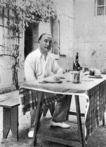 Jules Romains , francouzský básník a spisovatel, 1935 od Unbekannt