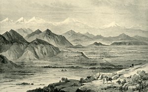Kábul, při pohledu na sever z kopce nad britským táborem v Beni Hissar, 8. října 1879, 1901. od Unbekannt