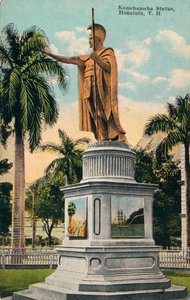 Socha Kamehameha, Honolulu, Havaj, c1920 od Unbekannt