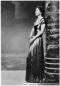 Kay Francis , americká divadelní a filmová herečka, 1938 od Unbekannt