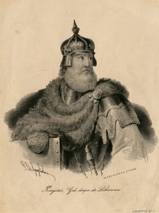 Kestutis, velkovévoda litevský, 1840 od Unbekannt
