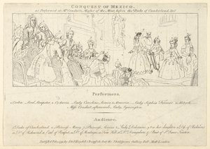 Klíč se seznamem účinkujících k: Indický císař aneb Dobytí Mexika..., 1. února 1791. od Unbekannt