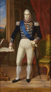 Král Karel Felix ze Sardinie 1765-1831 od Unbekannt
