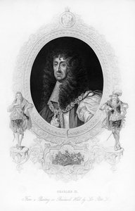 Král Karel II., Veselý panovník, c1850 od Unbekannt