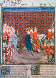 Vstup krále Karla IV do Paříže, 1375-1379 od Unbekannt