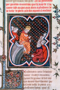 Kázání krále Karla z Navarry, 1375-1379 od Unbekannt