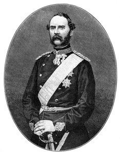 Dánský král Kristián IX. 1818-1906 od Unbekannt