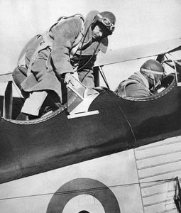 Král Edward VIII v letadle, 1936 od Unbekannt