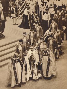 Král Jiří VI opouští opatství, 12. května 1937 od Unbekannt