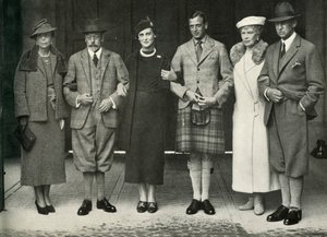 King George V, Queen Mary, Prince George, Princess Marina...v Balmoral v roce 1934, 1951. od Unbekannt