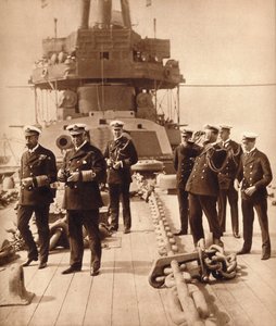 King George V na palubě HMS Neptune, 1910s 1935 od Unbekannt