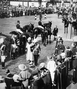 King George V a starostové čtvrtí severního Londýna v Marylebone, Silver Jubilee, 1935 od Unbekannt