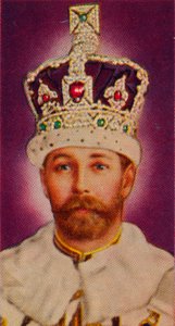 Král Jiří V. při jeho korunovaci, 1911 1935 od Unbekannt