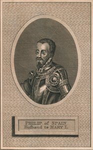 Španělský král Filip II., manžel královny Marie I., 1793 od Unbekannt