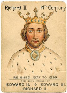 Král Richard II. 1367-1400, 1901-1910 od Unbekannt