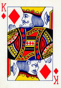 King of Diamonds z balíčku hracích karet Goodall & Son Ltd., c1940 od Unbekannt