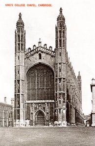 Kings College Chapel, Cambridge, 1908 od Unbekannt