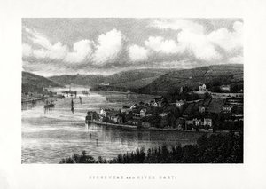 Kingswear and the River Dart, South Devon, 1896 od Unbekannt