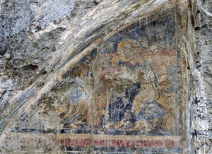 Jidášův polibek (freska) (viz 138683 a 138685) od Unbekannt