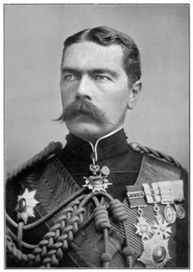 Kitchener z Chartúmu v uniformě, c 1900 od Unbekannt