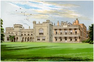 Knowsley Hall, Lancashire, domov hraběte z Derby, c1880 od Unbekannt