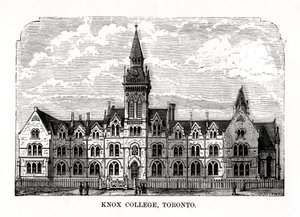 Knox College, Toronto, Ontario, Kanada, 19. století od Unbekannt