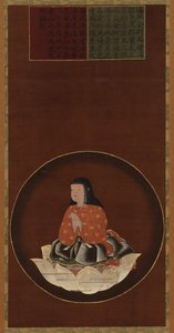 Kobo Daishi jako dítě sedící na lotosu, období Muromachi, 15.-16. století. od Unbekannt