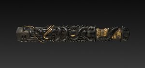 Kozuka Handle, 1800s. od Unbekannt