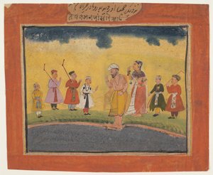 Krišnovi rodiče ho hledají, ca. 1615. od Unbekannt