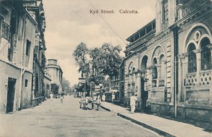 Ulice Kyd. Kalkata, konec 19.-začátek 20. století. od Unbekannt