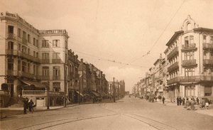 Avenue Lippens, c1900. od Unbekannt