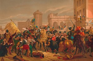 LEntree dHenri IV v Paříži vjezd Jindřicha IV do Paříže, 1817 od Unbekannt