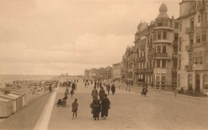 La Digue, Promenáda, c1900. od Unbekannt