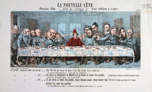 Nová večeře, Pařížská komuna, 1871 od Unbekannt