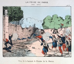 Dobytí Paříže, květen 1871 od Unbekannt